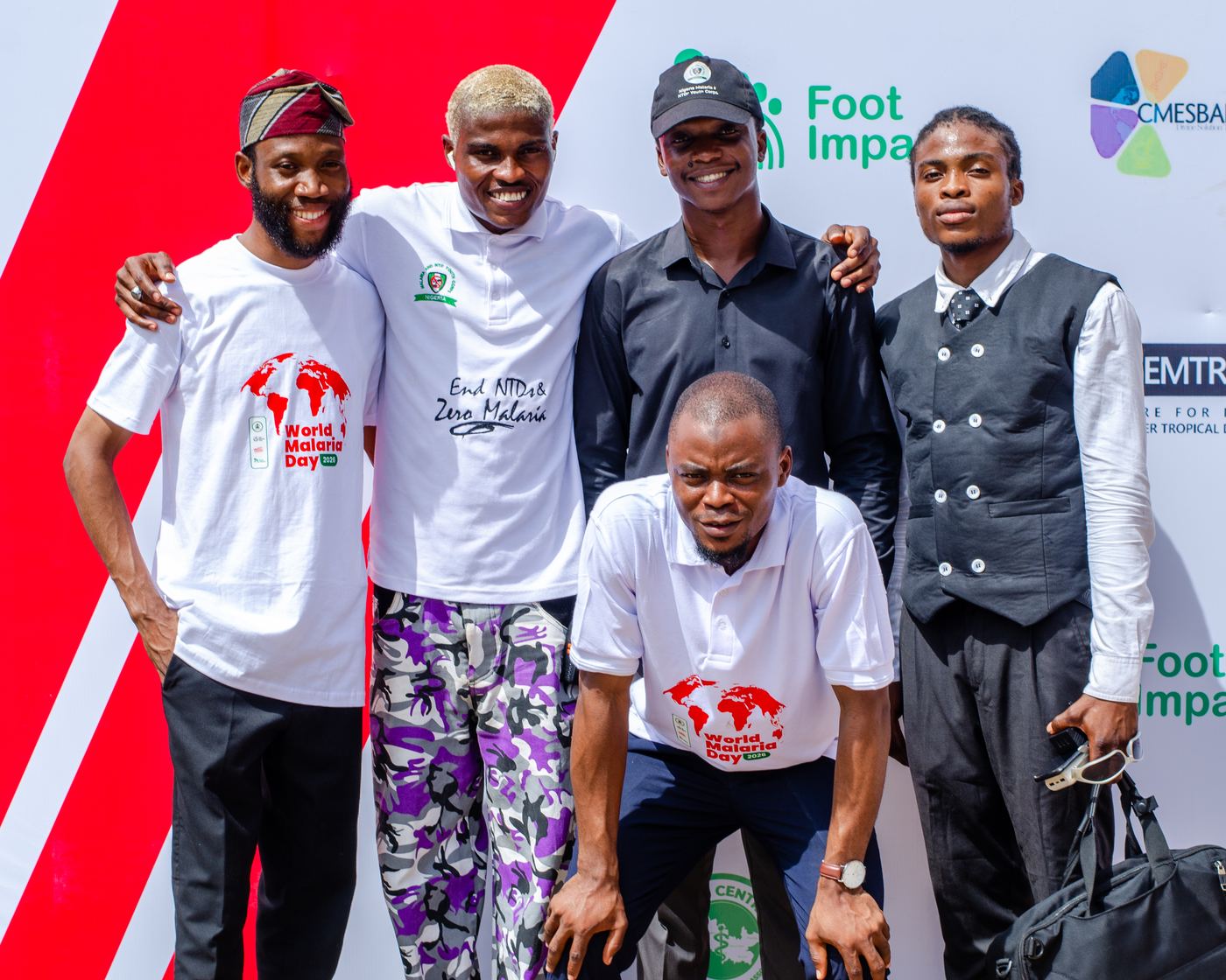Foot Impact team at a campaign event